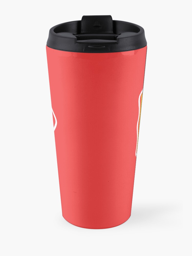 Alternate view of KC Face mask Kansas City facemask KC Red Kingdom Kansas City 2020 Sports & Football Fan Classics Travel Mug