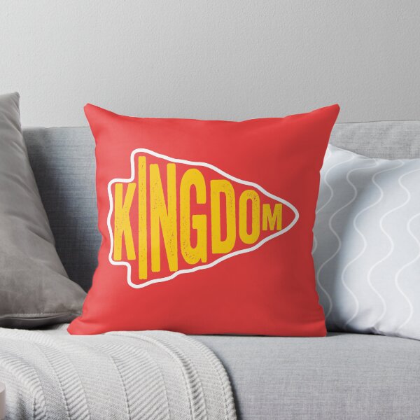 KC Face mask Kansas City facemask KC Red Kingdom Kansas City 2020 Sports & Football Fan Classics Throw Pillow