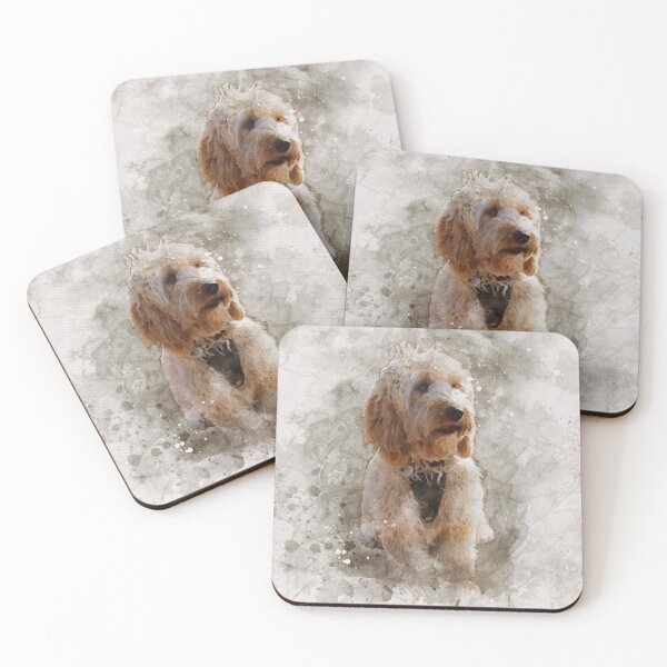 Item preview, Cute cockapoo watercolour effect designed and sold by Gerald Waters.