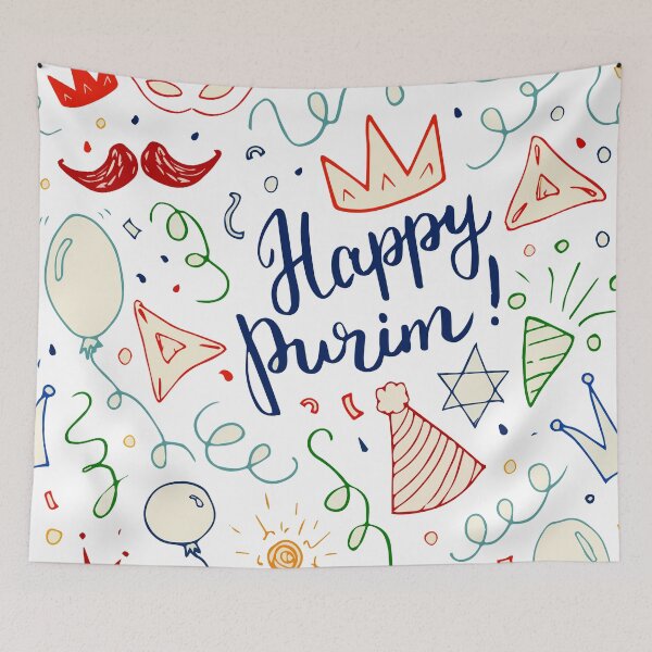 Item preview, Happy Purim 2020 designed and sold by Pointit.