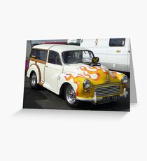 Morris Minor Traveller Greeting Card