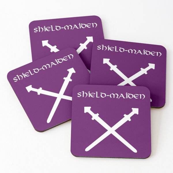 Item preview, Shield-Maiden Swords (White Writing) designed and sold by DafyddEm.