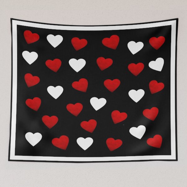Item preview, Floating Red And White Hearts  designed and sold by Mark Jesus-Allen.
