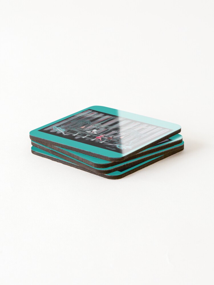 Thumbnail 4 of 5, Coasters (Set of 4), Silver Bar designed and sold by RillyDeeZy.