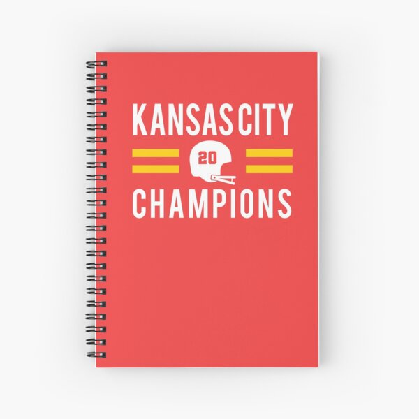 KC Face mask Kansas City facemask Kansas City Red KC 2020 World Champions Champs Kc Sports Fan Classics Spiral Notebook