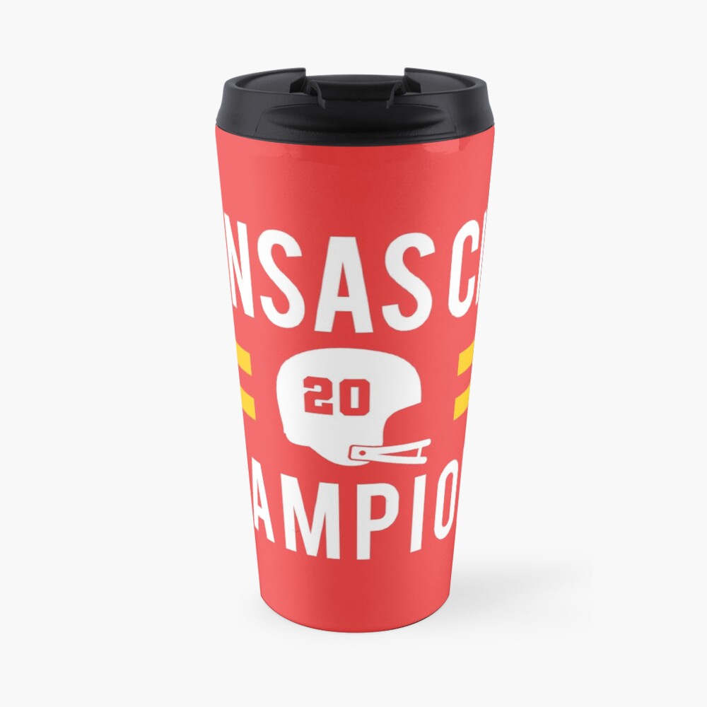 KC Face mask Kansas City facemask Kansas City Red KC 2020 World Champions Champs Kc Sports Fan Classics Travel Mug