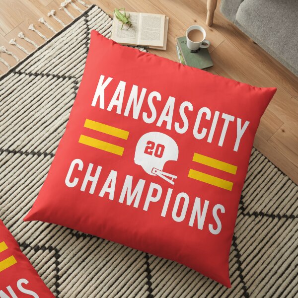 KC Face mask Kansas City facemask Kansas City Red KC 2020 World Champions Champs Kc Sports Fan Classics Floor Pillow