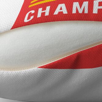 Alternate view of KC Face mask Kansas City facemask Kansas City Red KC 2020 World Champions Champs Kc Sports Fan Classics Floor Pillow