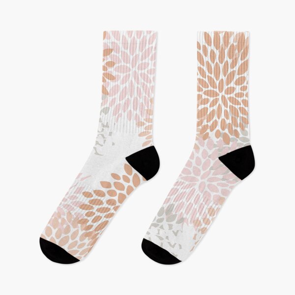 Item preview, Floral Pattern, Soft, Pink, Coral, Gray designed and sold by meggydesigns.