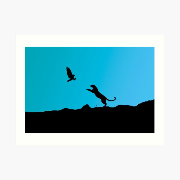 Fight to survive Art Print