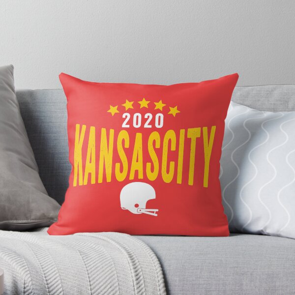 KC Face mask Kansas City facemask Kansas City Red KC 2020 World Champions Champs Kc Sports Fan Classics Throw Pillow