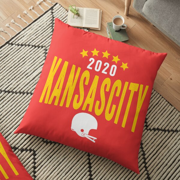 KC Face mask Kansas City facemask Kansas City Red KC 2020 World Champions Champs Kc Sports Fan Classics Floor Pillow