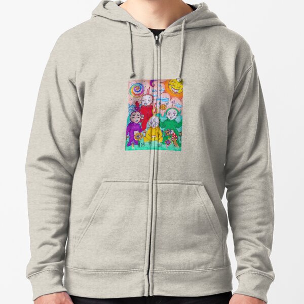 Trippy Tubbies Zipped Hoodie