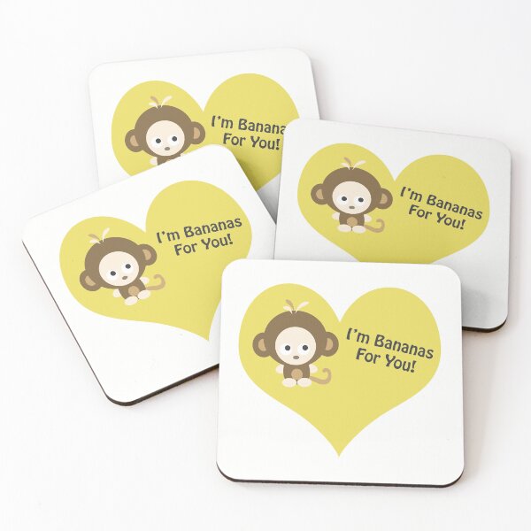 Item preview, I'm Bananas For You Cute Cartoon Monkey designed and sold by Hedgie Designs.