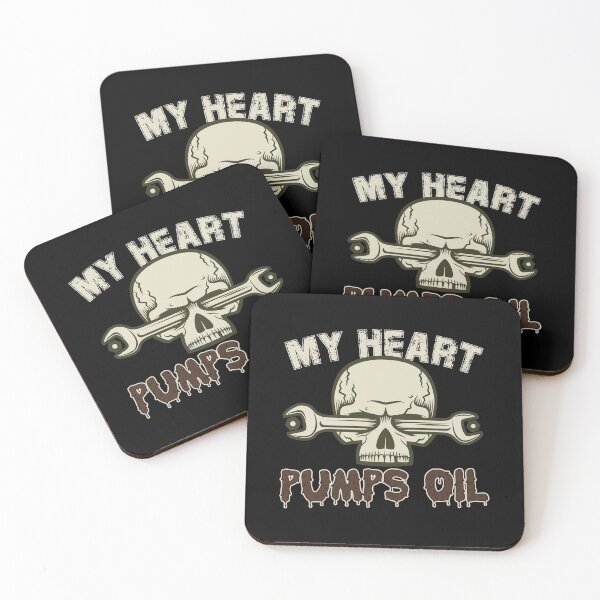 Item preview, My Heart Pumps Oil designed and sold by thingsandthings.
