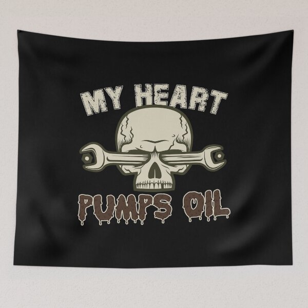Item preview, My Heart Pumps Oil designed and sold by thingsandthings.