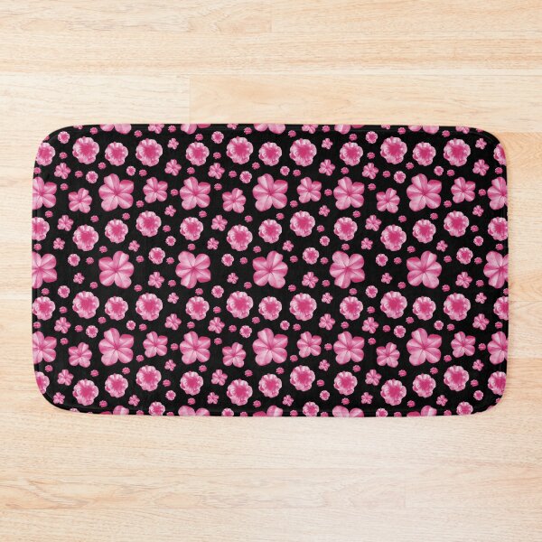 Item preview, Pink and Black Floral Collage Print designed and sold by DFLC Prints.
