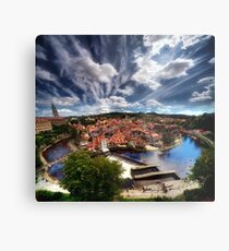 Cesky Krumlov panorama Metal Print