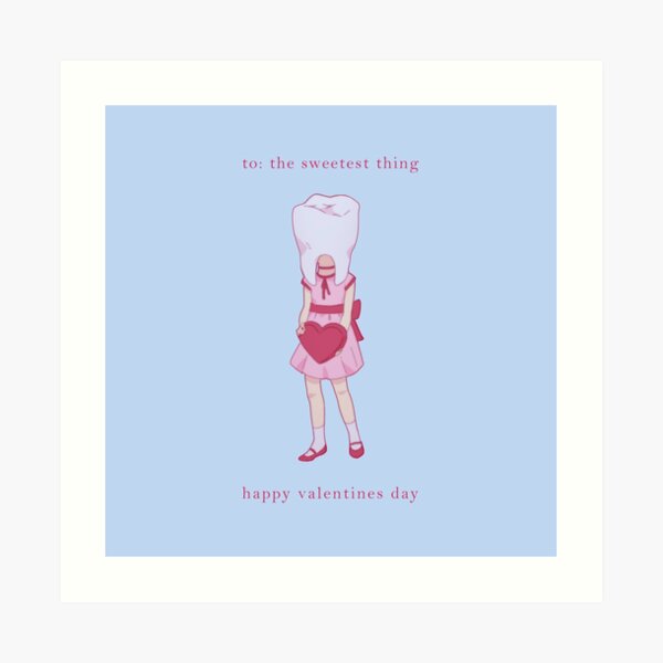Valentines: Tooth Girl Art Print