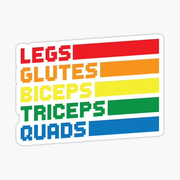 Item preview, Legs Glutes Biceps Triceps Quads LGBTQ designed and sold by thingsandthings.