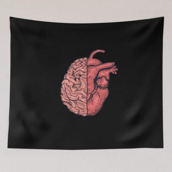 Item preview, Half heart half brain designed and sold by Frergo.