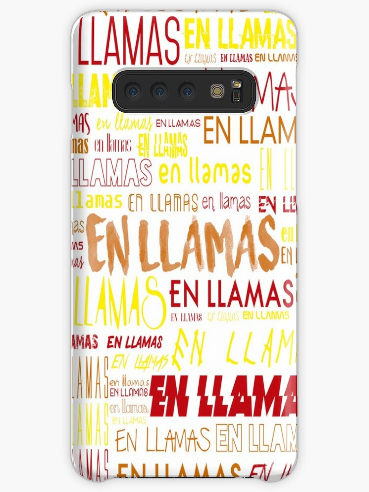 In Flames Pol Granch Natalia Lacunza Case Skin For Samsung Galaxy By Ivngraphics Redbubble