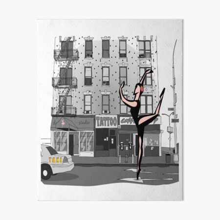 CITY BALLERINA Art Board Print
