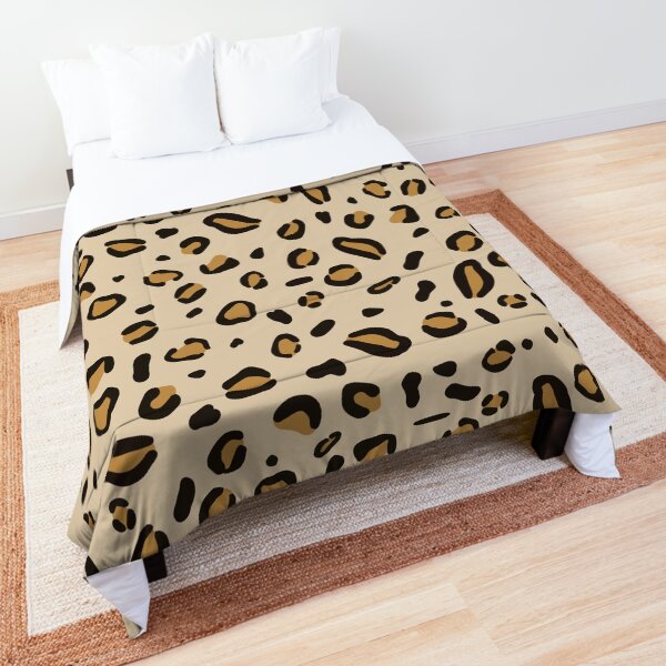 Leopard print, Animal print Comforter
