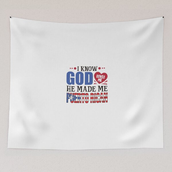 Item preview, GOD MADE ME PUERTO RICAN PUERTO RICO T SHIRT SWEATER GIFT PRESENT designed and sold by Timcito.