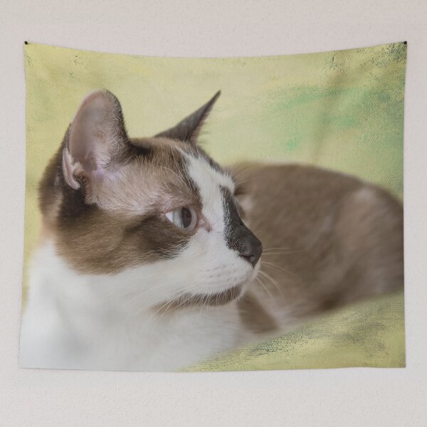 Item preview, Handsome Snowshoe Cat designed and sold by Elisabeth Lucas.