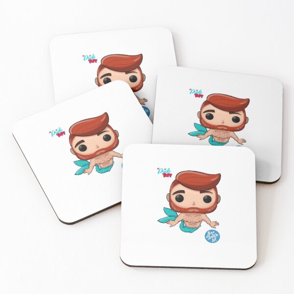 Item preview, Little Merman Ginger Beard designed and sold by AlexSketchArt.