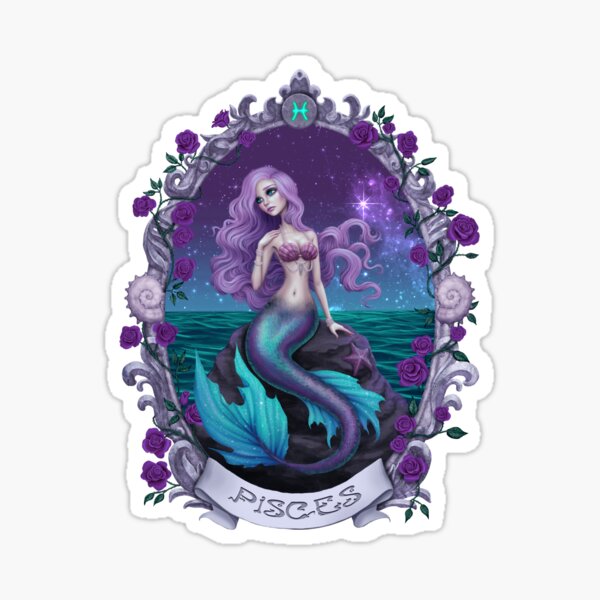 Sad Zodiac - Pisces Sticker