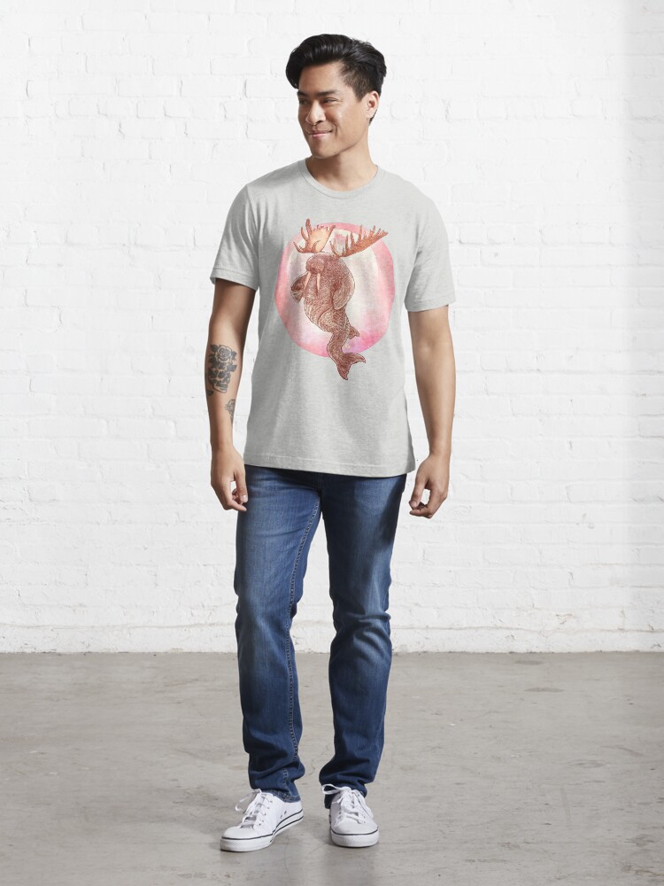 Alternate view of The Space Walrus On Moon Patrol. Essential T-Shirt
