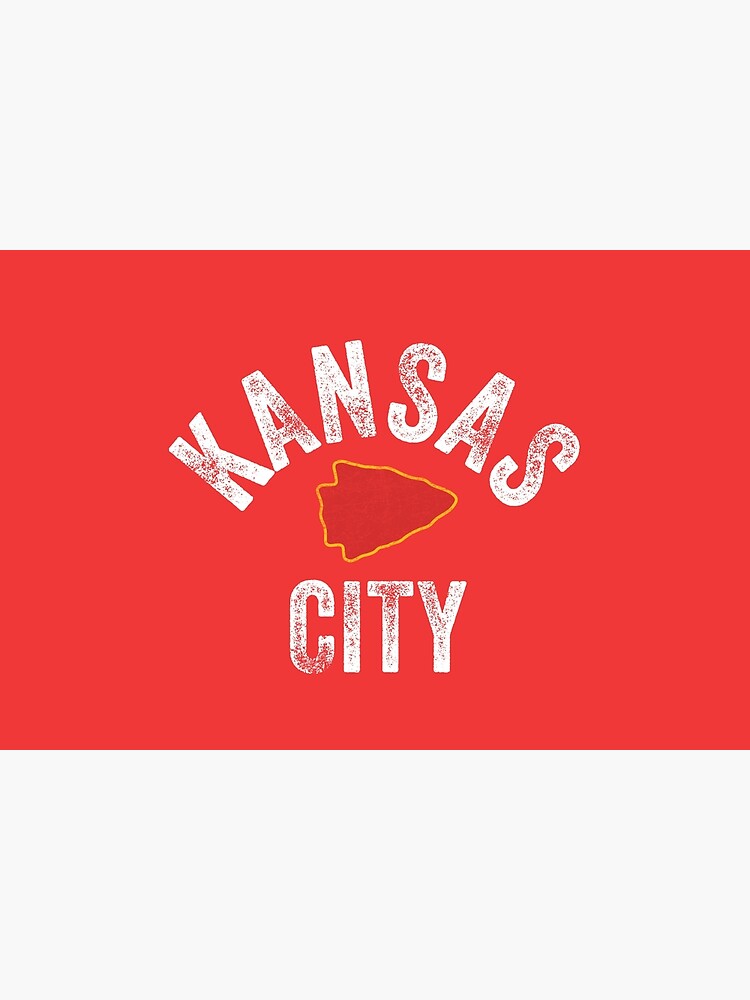 KC Football Tribal Kansas City football Vintage Red Arrowhead Kc Fan Kansas city by kcfanshop