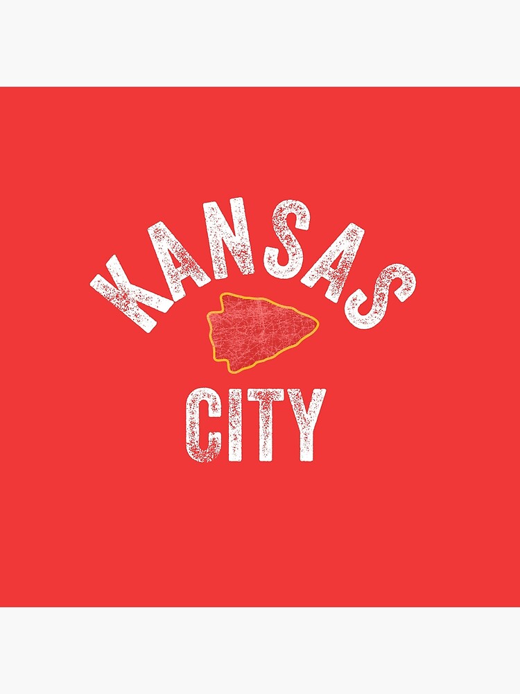 KC Football Tribal Kansas City football Vintage Red Arrowhead Kc Fan Kansas city by kcfanshop