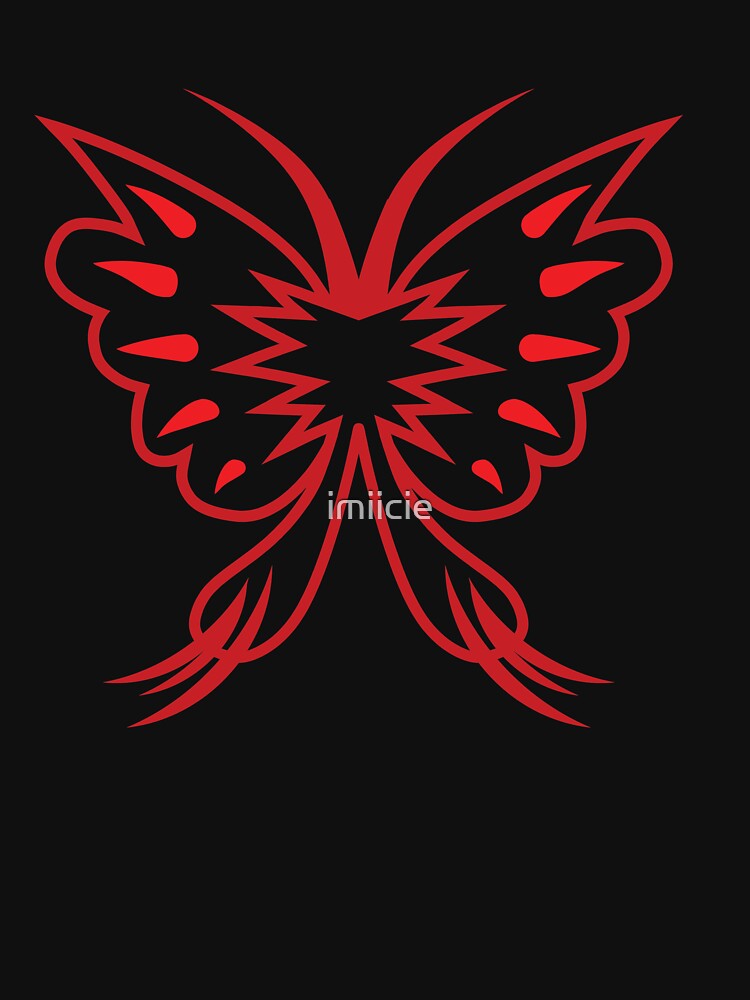 "The Crimson Butterfly" Pullover Hoodie for Sale by imiicie Redbubble