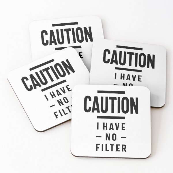 Item preview, Funny, Caution I Have No Filter Tee. Joke Gift designed and sold by cidolopez.