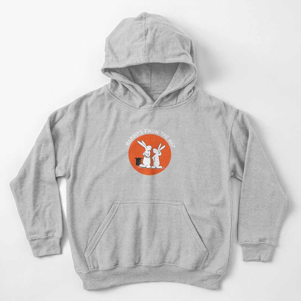 Rabbits In The Hat Kids Pullover Hoodie