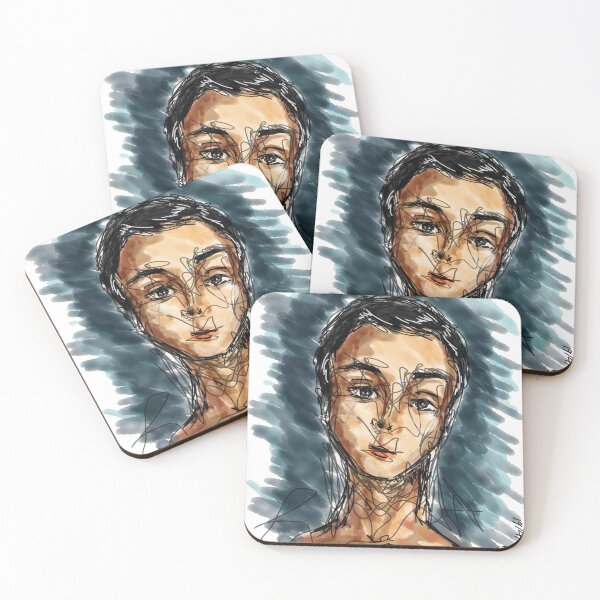 Item preview,  Sketch of stranger face  designed and sold by GlitzyDesign.