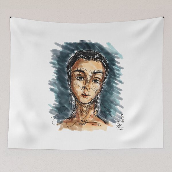 Item preview,  Sketch of stranger face  designed and sold by GlitzyDesign.