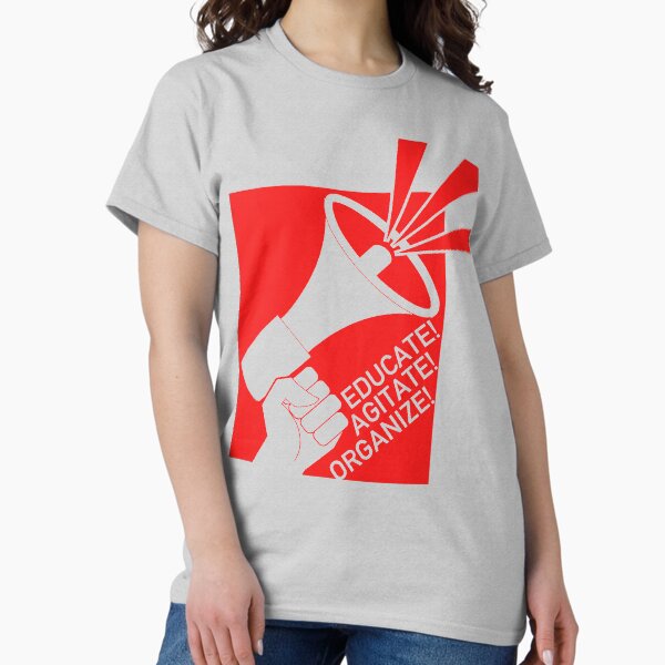 Item preview, Educate, Agitate, Organize - Activist, DSA, Socialist designed and sold by SpaceDogLaika.