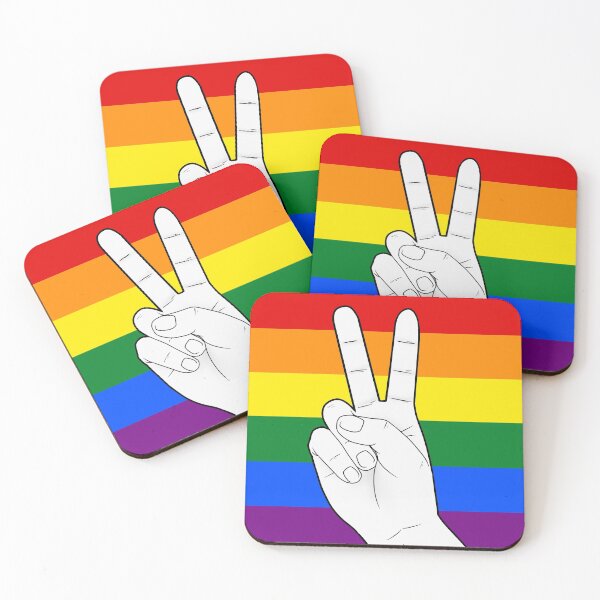 Item preview, Lgbt peace sign designed and sold by Maci-MC.