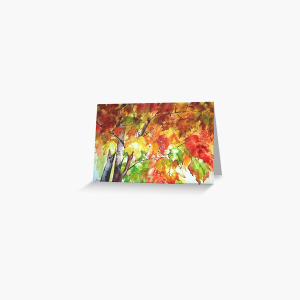 Fall Foliage Greeting Card