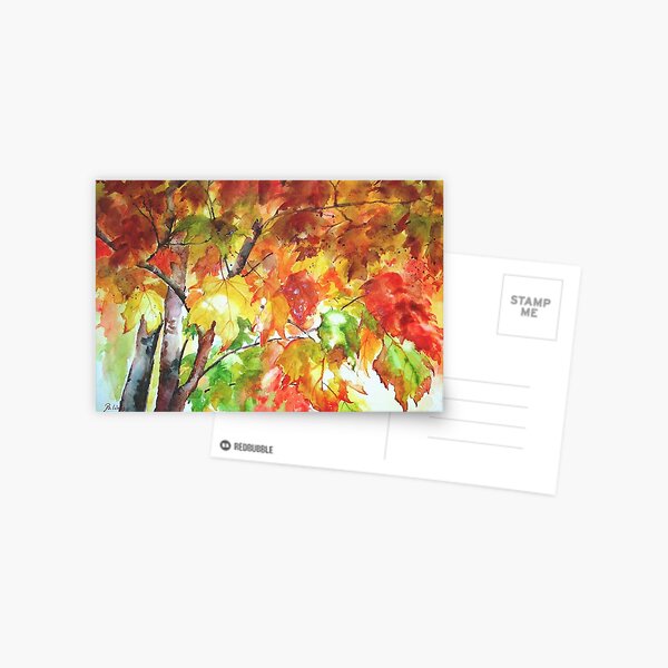 Fall Foliage Postcard