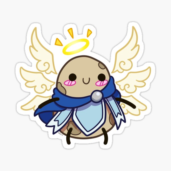 Cute Angel Potato Sticker