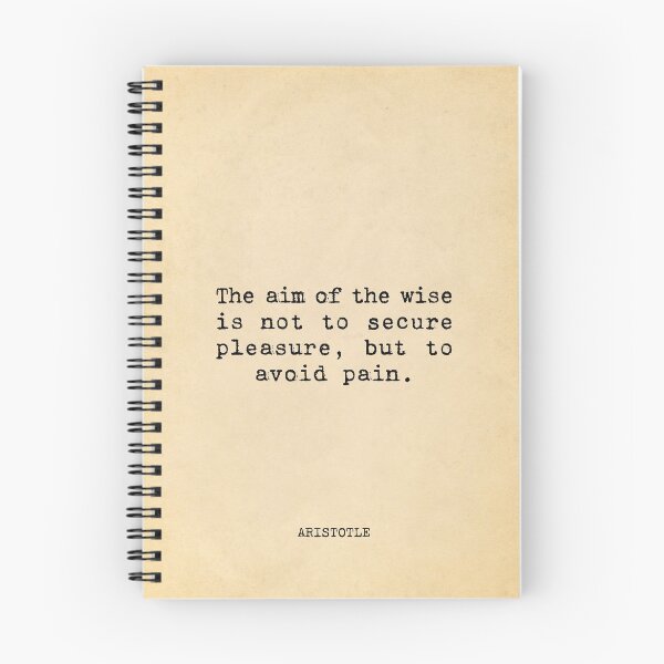 Item preview, The aim of the wise is not to secure pleasure - Aristotle designed and sold by vintagepaper.
