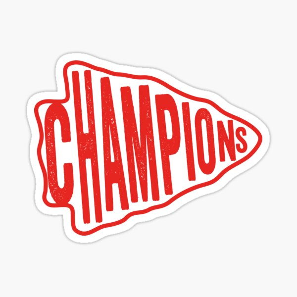 KC Face mask Kansas City facemask Champions KC Kansas City Red Kingdom Arrowhead 2020 KC Red Kingdom KC Champions Gear Sticker