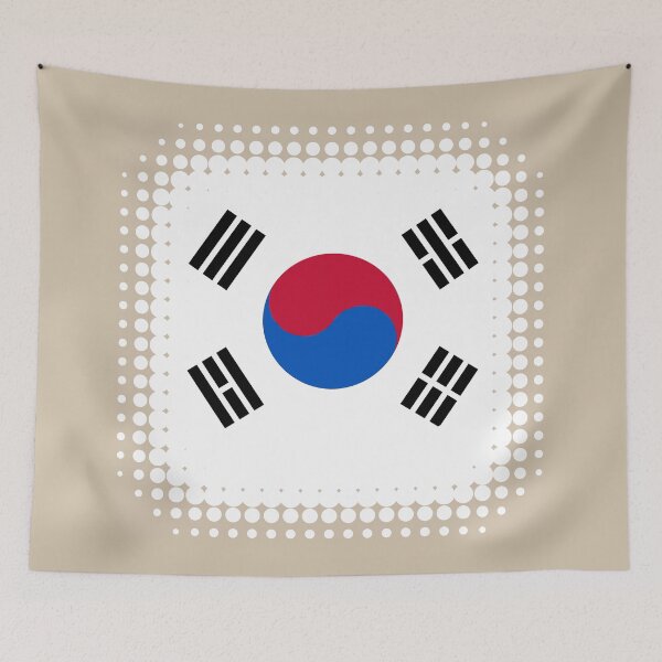 Artikelvorschau, Flag of South Korea - Retro entworfen und verkauft von pixelinga.