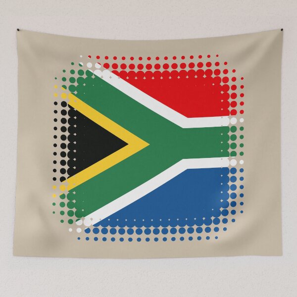 Artikelvorschau, Flag of South Africa - Retro entworfen und verkauft von pixelinga.