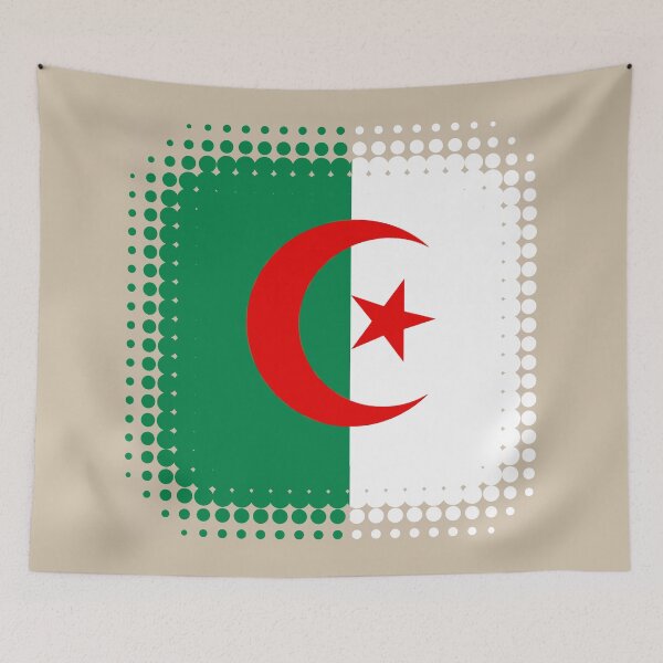 Item preview, Flag of Algeria - Retro designed and sold by pixelinga.